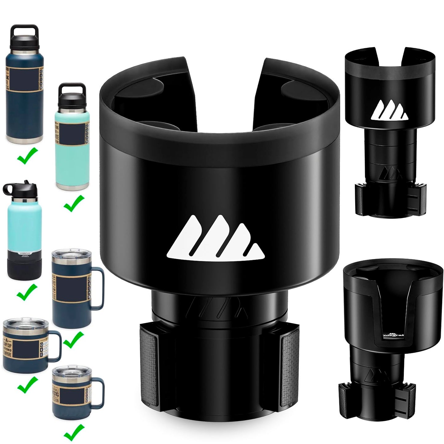 Integral Ultimate Car Cup Holder Expander – Adjustable Base