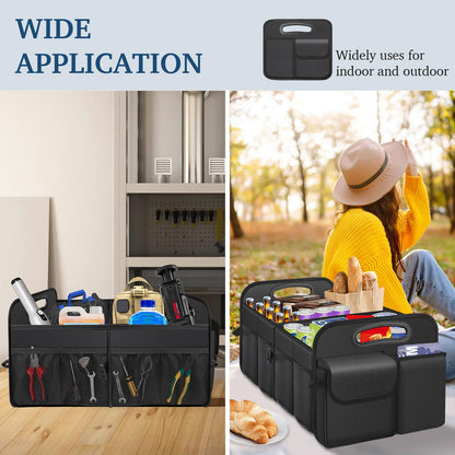 Femuar Waterproof Car Storage Organizer Black